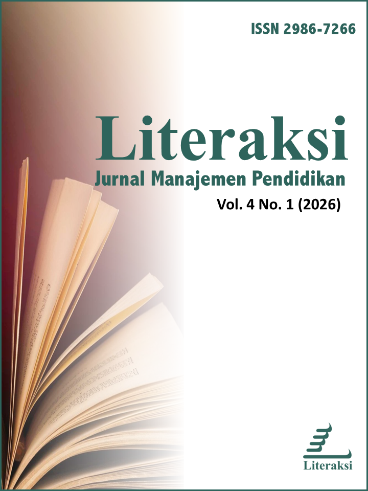 					View Vol. 4 No. 1 (2026): Literaksi: Jurnal Manajemen Pendidikan
				